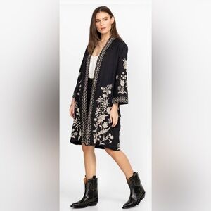 Johnny Was MARSEILLE LINEN KIMONO COAT